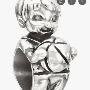 Authentic Chamilia 2010-3230 Little Boy Snips & Snails Sterling Silv Bead Charm
